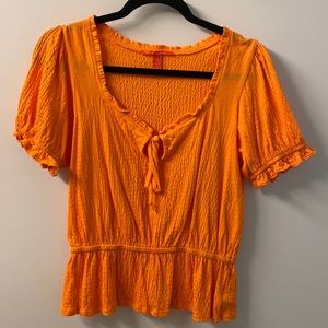 Orange top